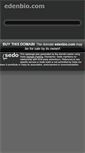 Mobile Screenshot of edenbio.com